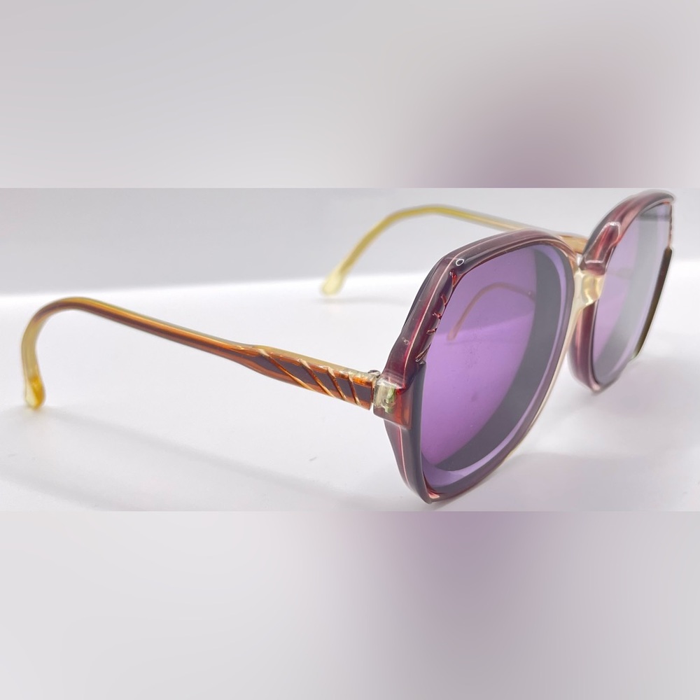 Vintage Jill Brown Oval Sunglasses Frames Only